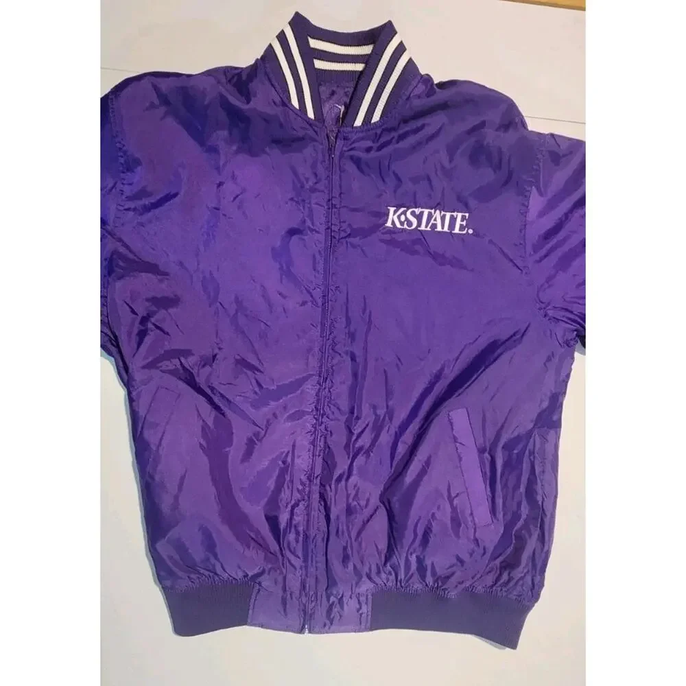 K State Wildcats Extreme Fanz Size 2XL Reversible Jacket Jersey Coat XXL